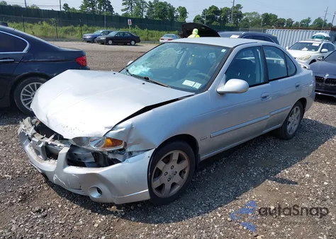 2005 Nissan Sentra 1.8/1.8S z USA, uszkodzony, nr VIN 3N1CB51D45L531740